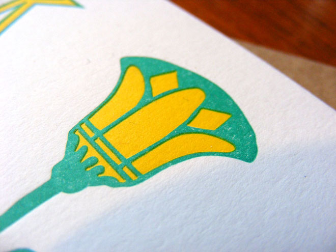 Thank You Card flower detail