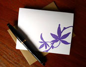 Purple Leaf - mini